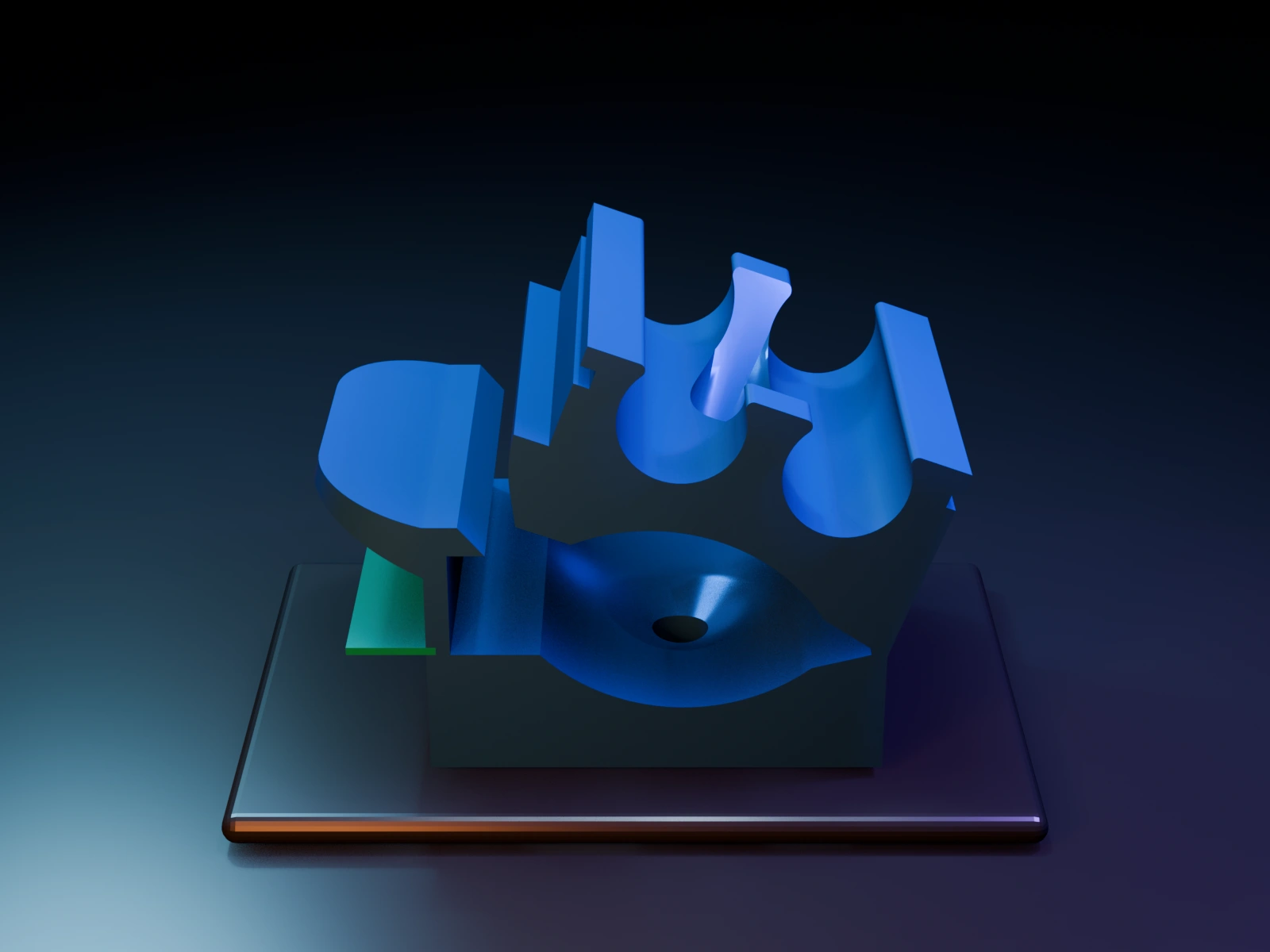 Kabelhalterung – CAD-Projektansicht